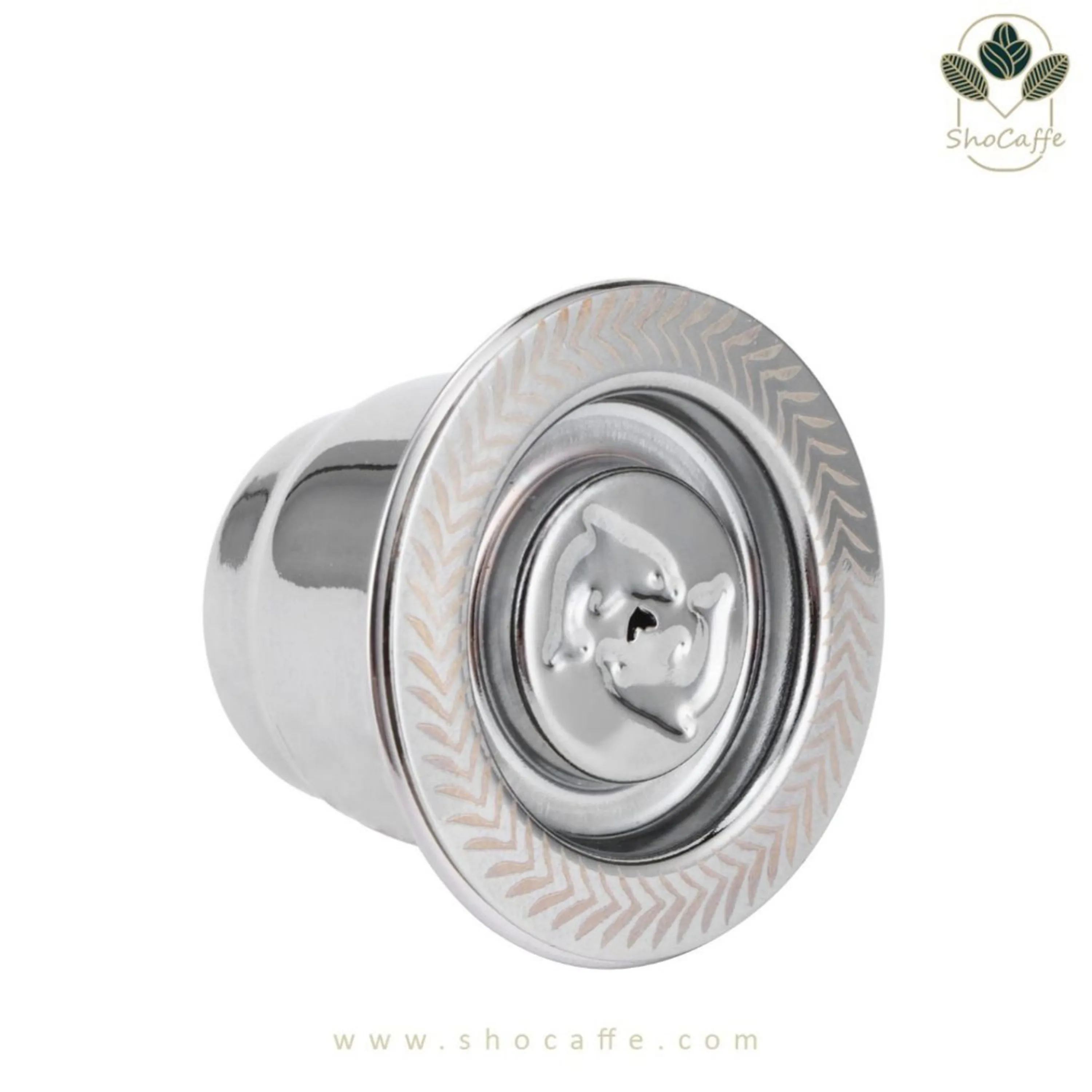 کپسول قابل شارژ نسپرسو درب طرح دلفین Nespresso